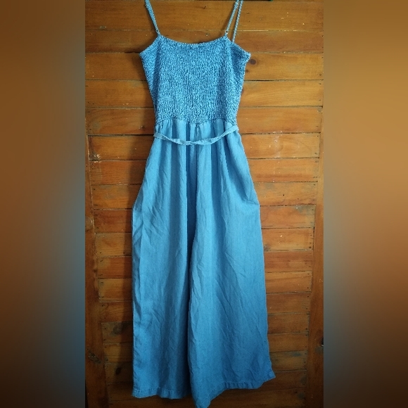 Wide leg, one piece, jumpsuit - Picture 4 of 5